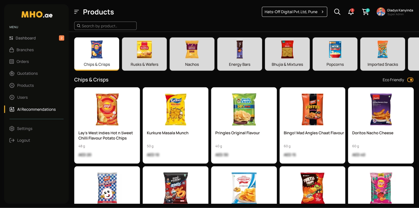 AI Product Suggestions